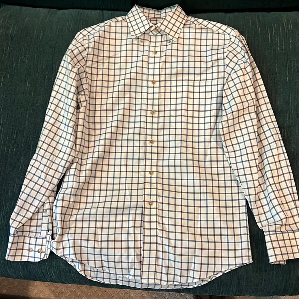 Jos. A Bank plaid Dress button down shirt
